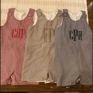 Baby Boy “CHP” Monogrammed Jon Jons, size 12M